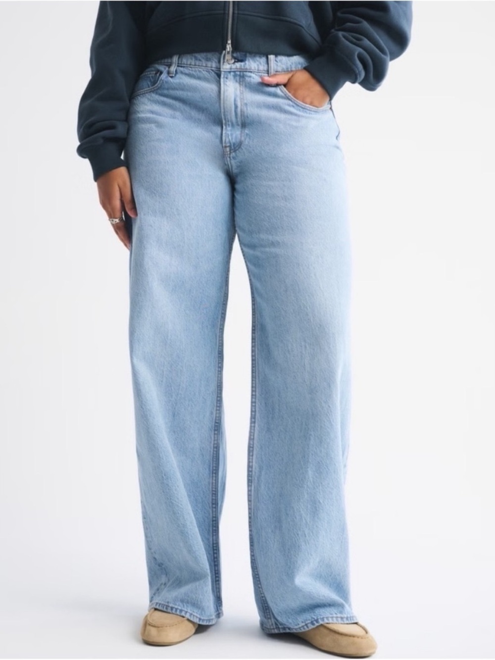 Abercrombie & Fitch High Rise Loose Jean